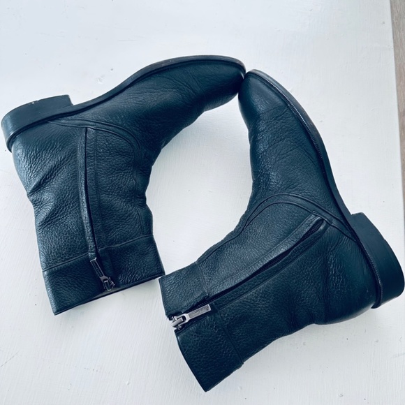 Cuadra man Dress Zipper Black Boots26.5 7.5 Leather - Picture 4 of 11